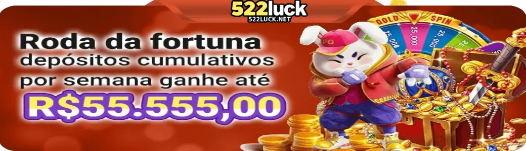 Promoções exclusivas do 522LUCK com bônus atualizados