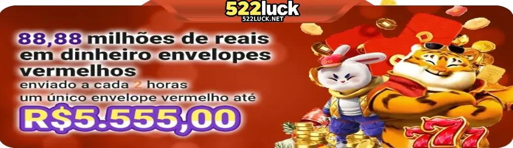 Promoções exclusivas do 522LUCK com bônus atualizados