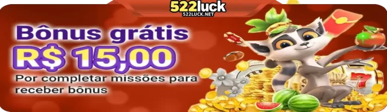Promoções exclusivas do 522LUCK com bônus atualizados