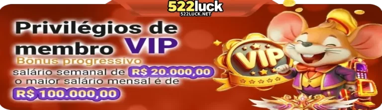 Promoções exclusivas do 522LUCK com bônus atualizados